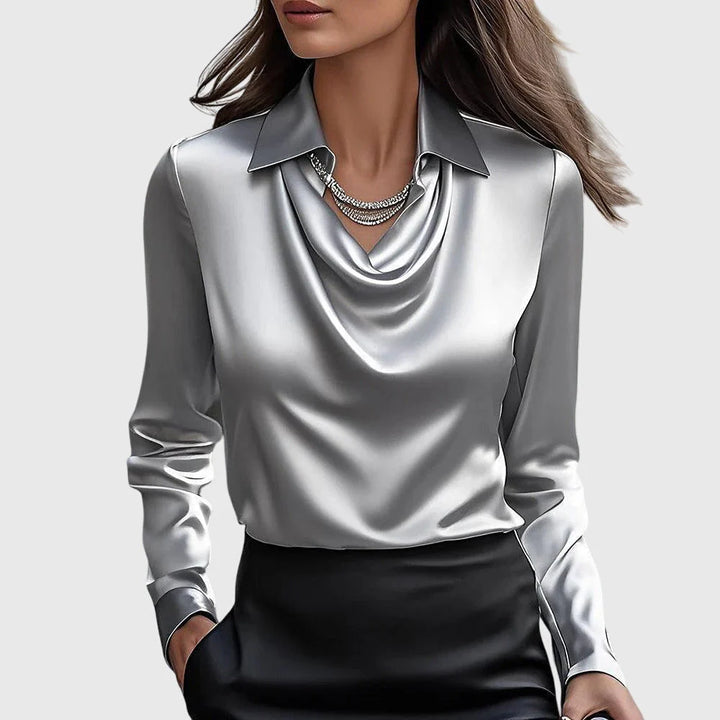 BROOKLYN | ELEGANT SATIN BLOUSE