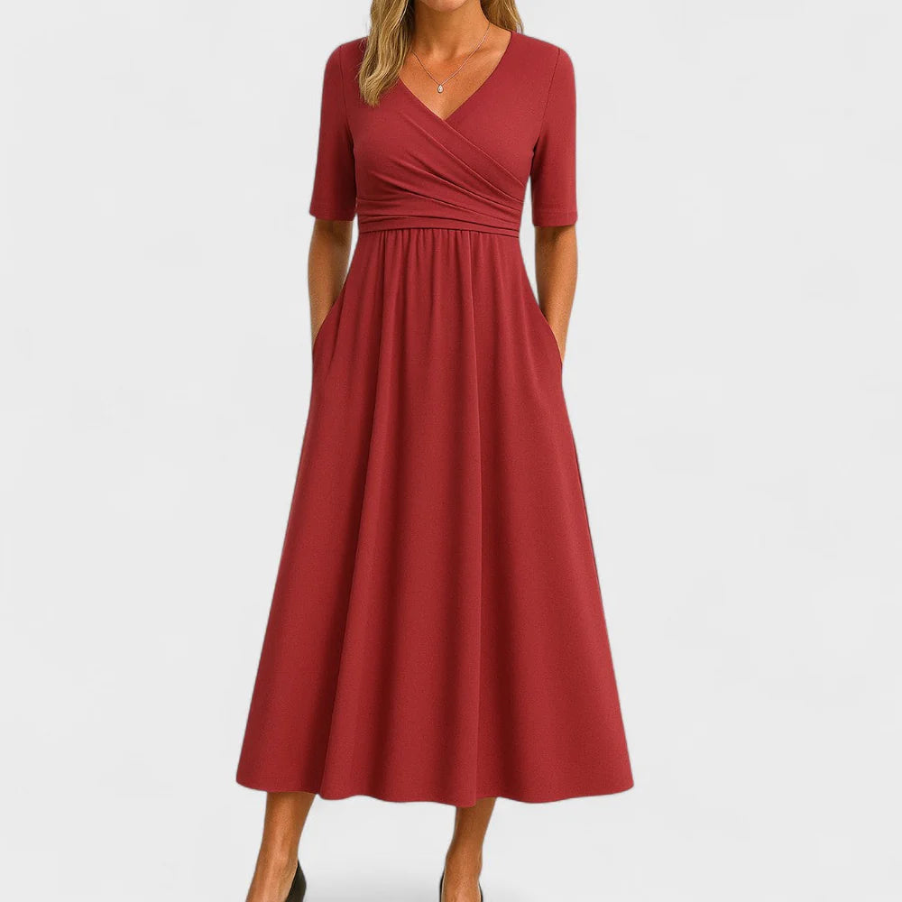 BRIDGET | SLIMMING WRAP DRESS