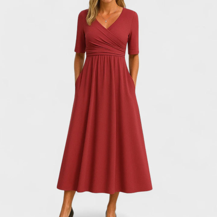 BRIDGET | SLIMMING WRAP DRESS