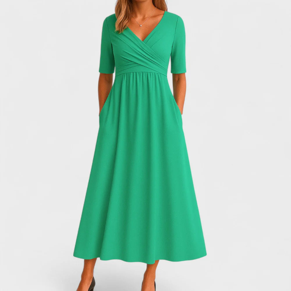 BRIDGET | SLIMMING WRAP DRESS