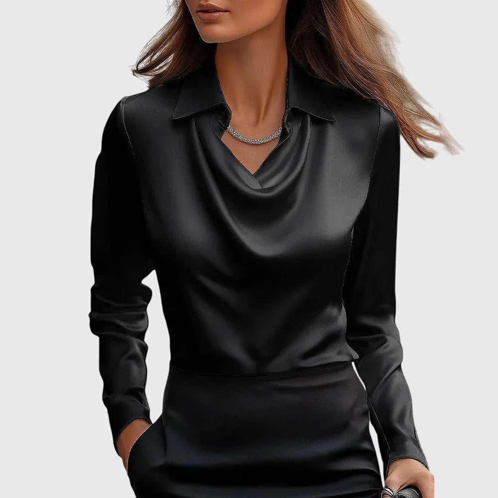 BROOKLYN | ELEGANT SATIN BLOUSE
