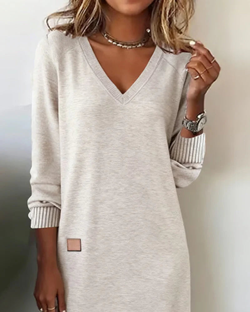 AURORA | ELEGANT KNIT SWEATER DRESS