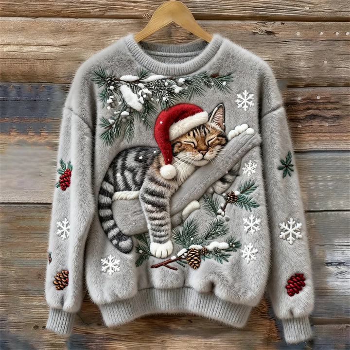 BELLA | COZY FESTIVE THEME SWEATER