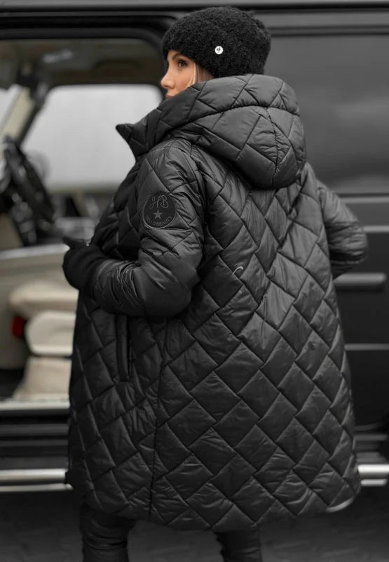 VERA - QUILTED WINTER COAT WITH HOOD