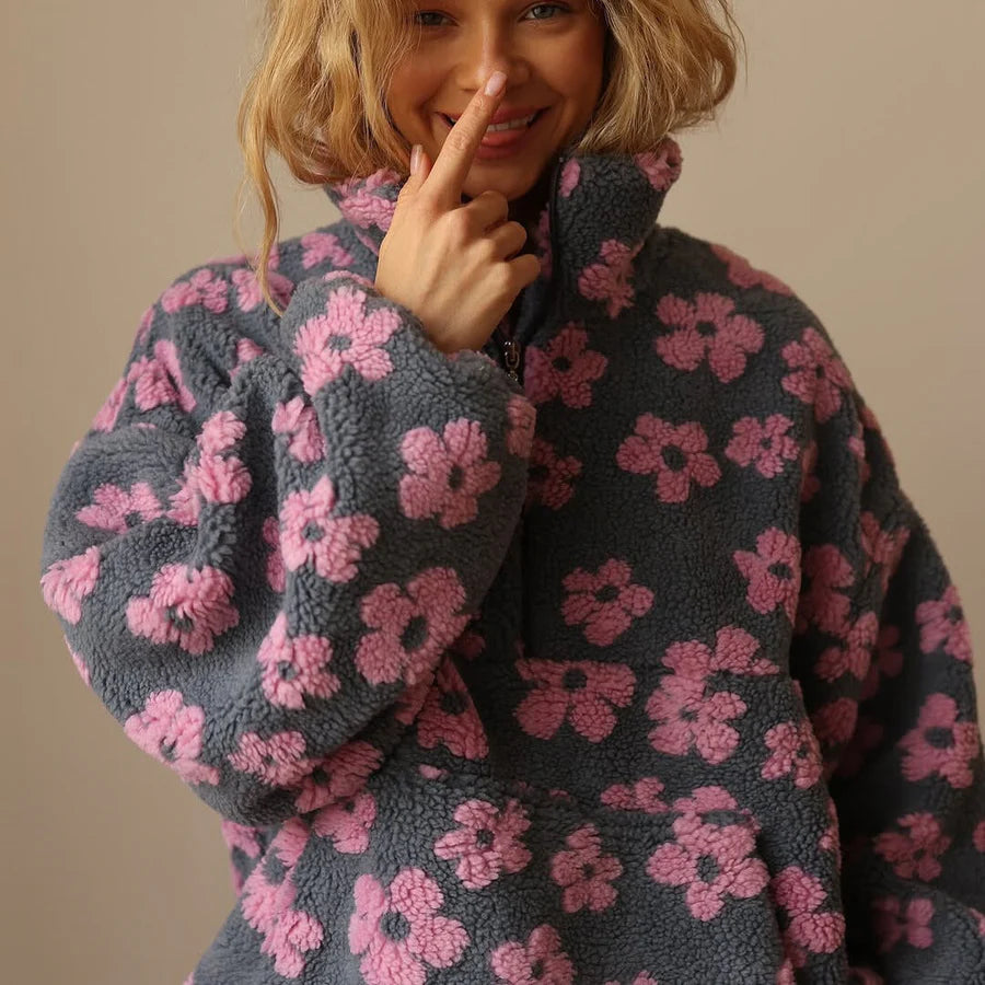 SIENNA | SWEATER WITH FLORAL PRINT