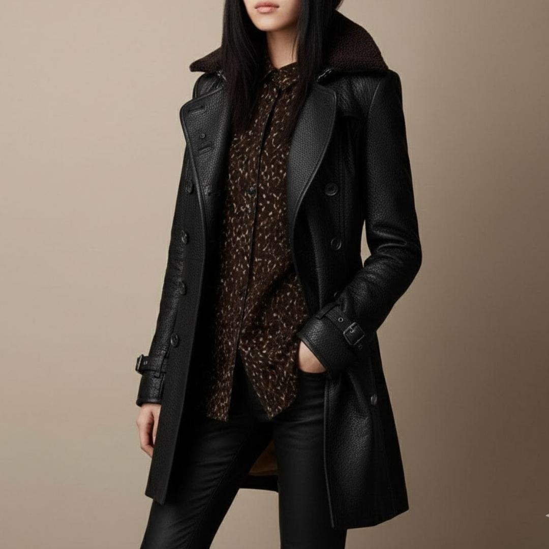 VALENTINA | PREMIUM LEATHER COAT