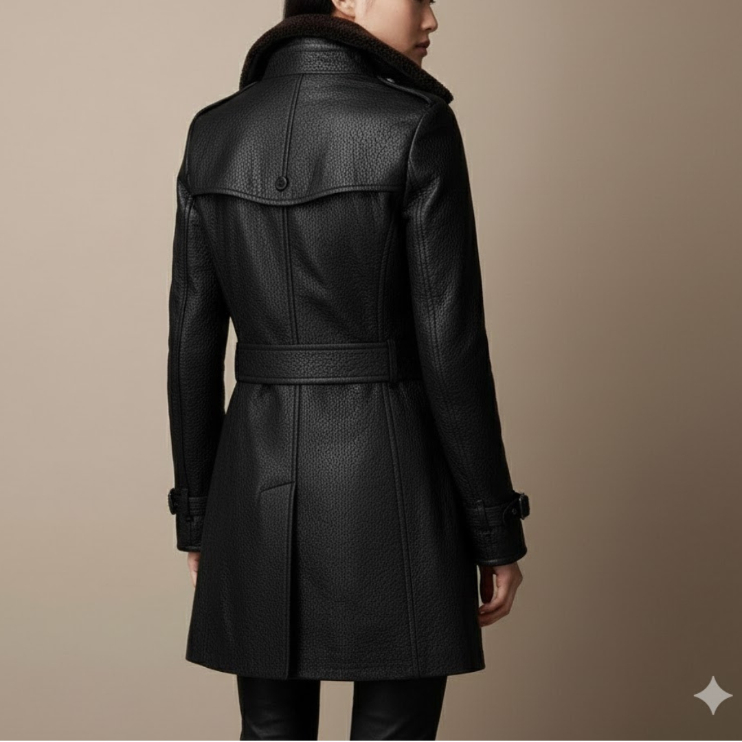 VALENTINA | PREMIUM LEATHER COAT