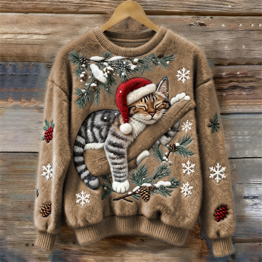 BELLA | COZY FESTIVE THEME SWEATER