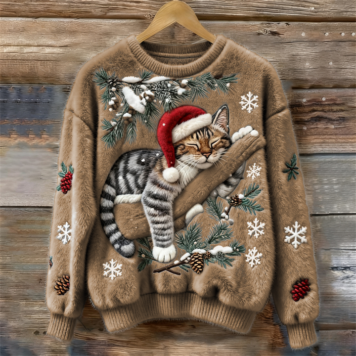 BELLA | COZY FESTIVE THEME SWEATER