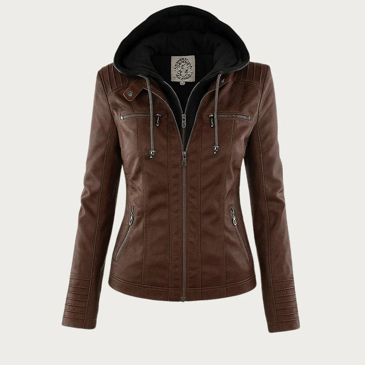 SOFIA | STYLISH LEATHER JACKET
