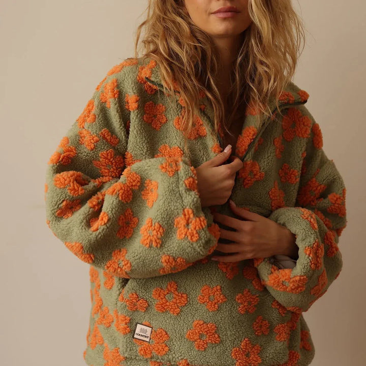 SIENNA | SWEATER WITH FLORAL PRINT