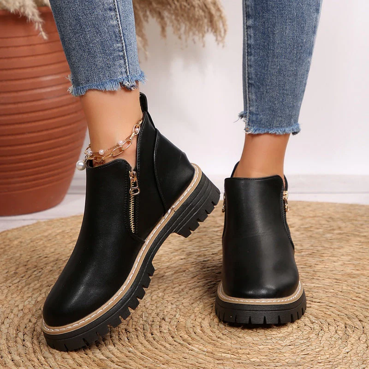 KATRINA | ELEGANT SUPPORTIVE ANKLE BOOTS