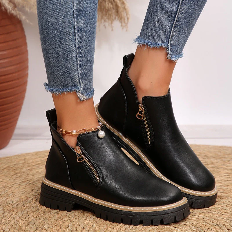 KATRINA | ELEGANT SUPPORTIVE ANKLE BOOTS
