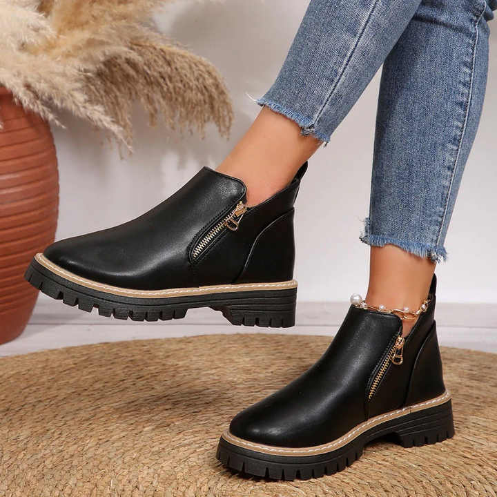 KATRINA | ELEGANT SUPPORTIVE ANKLE BOOTS