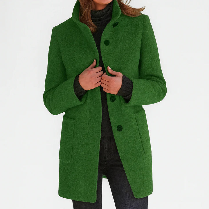 LIVIA | WOMEN'S COAT WITH HIGH COLLAR