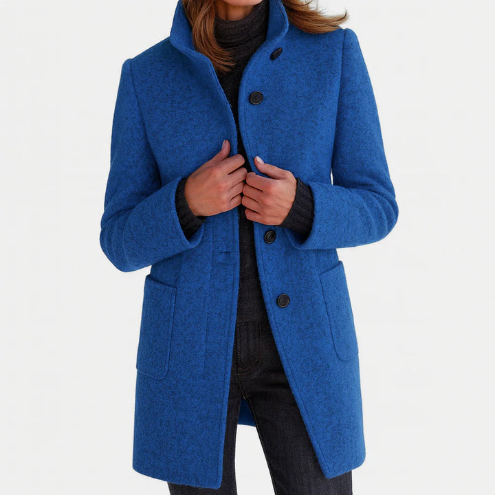 LIVIA | WOMEN'S COAT WITH HIGH COLLAR