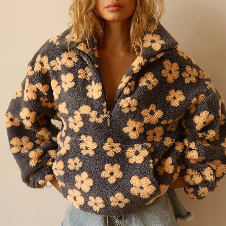 SIENNA | SWEATER WITH FLORAL PRINT