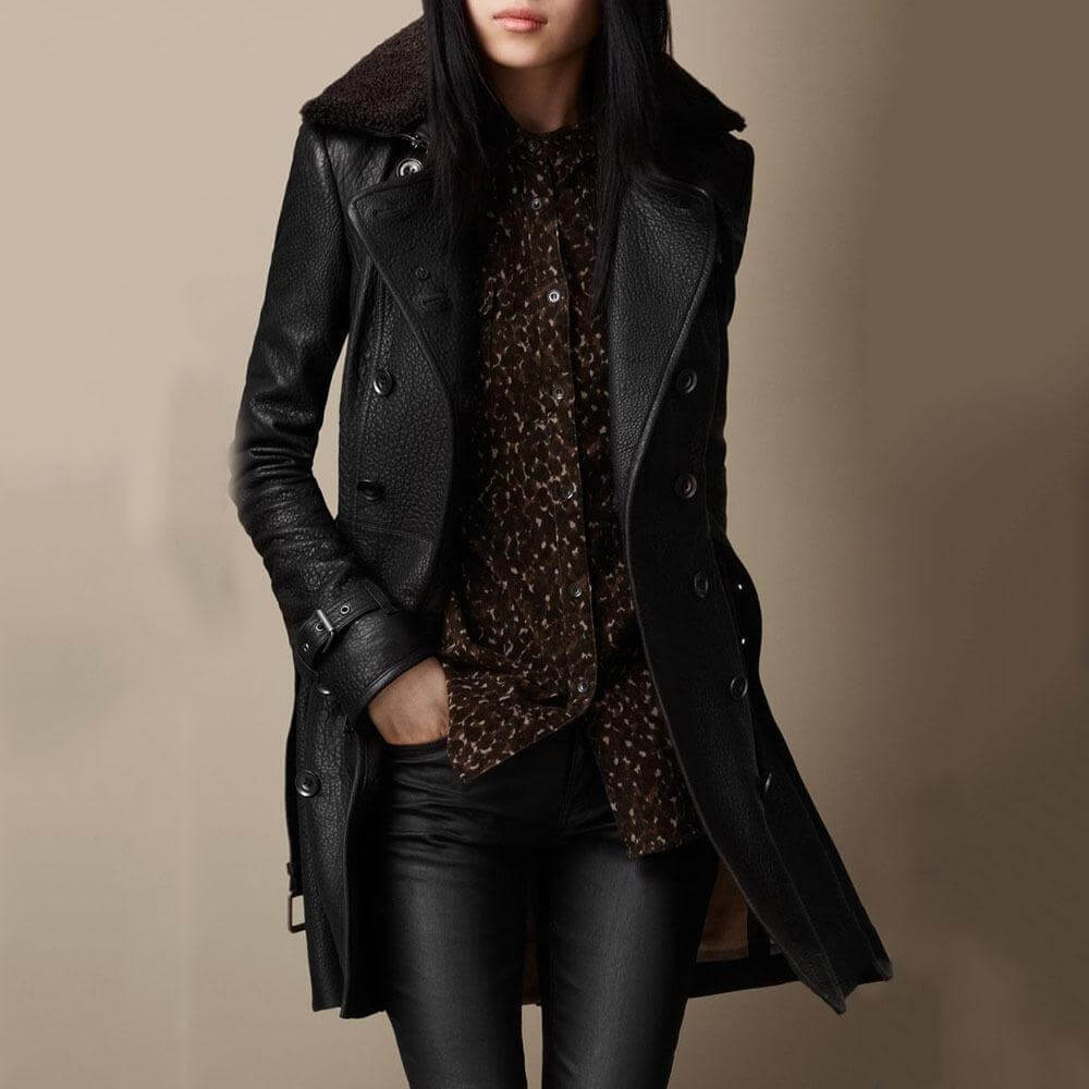 VALENTINA | PREMIUM LEATHER COAT