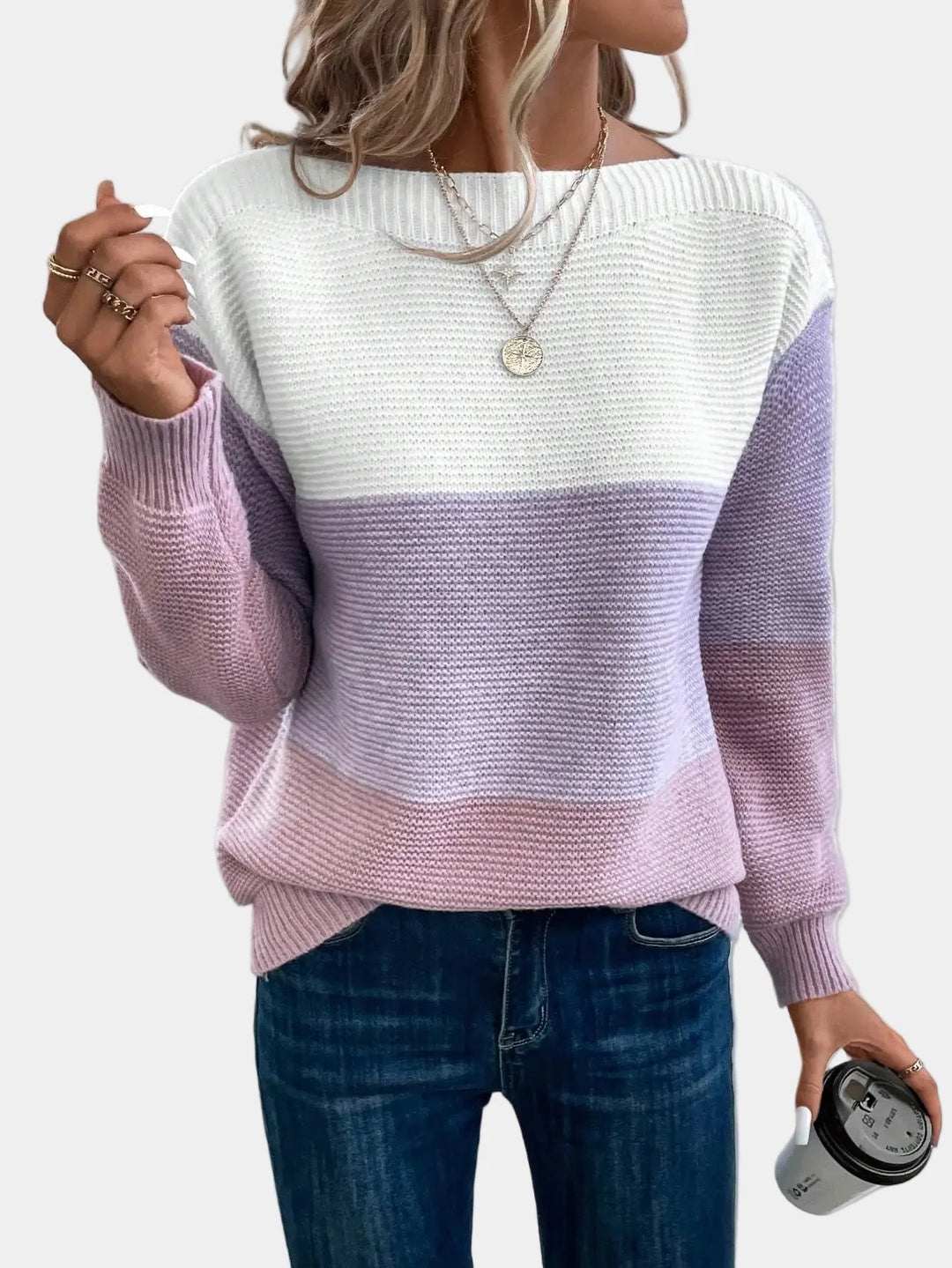 LUMERA | STYLISH OMBRE KNIT SWEATER