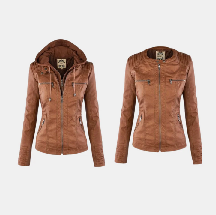SOFIA | STYLISH LEATHER JACKET