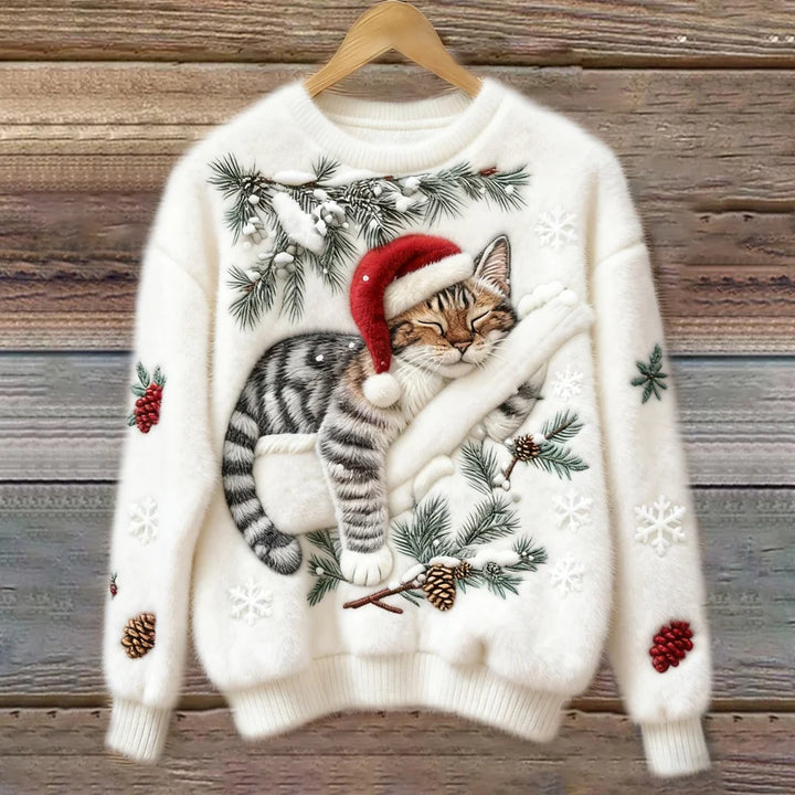 BELLA | COZY FESTIVE THEME SWEATER