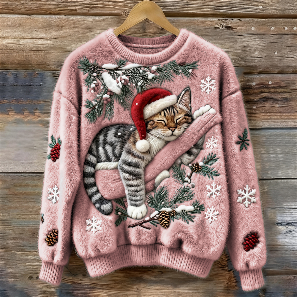 BELLA | COZY FESTIVE THEME SWEATER