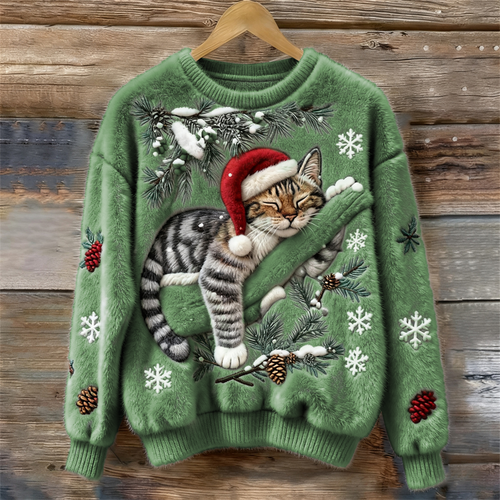 BELLA | COZY FESTIVE THEME SWEATER
