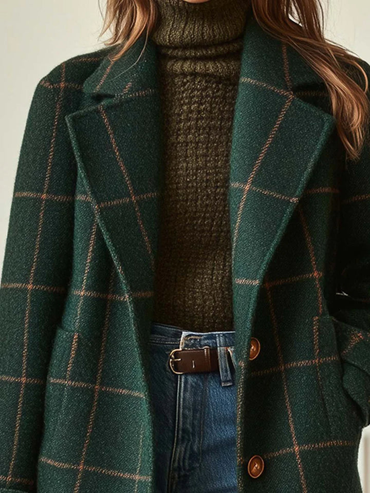 MARGAUC | RETRO PLAID COAT