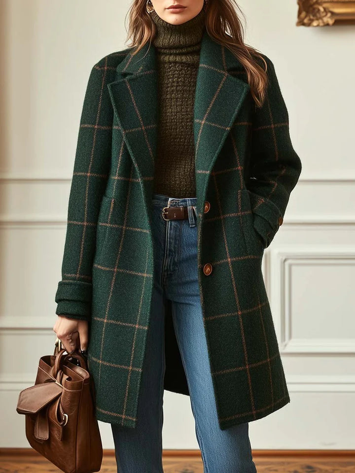 MARGAUC | RETRO PLAID COAT