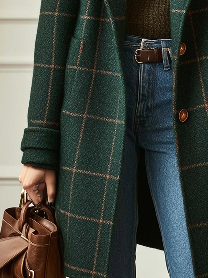 MARGAUC | RETRO PLAID COAT